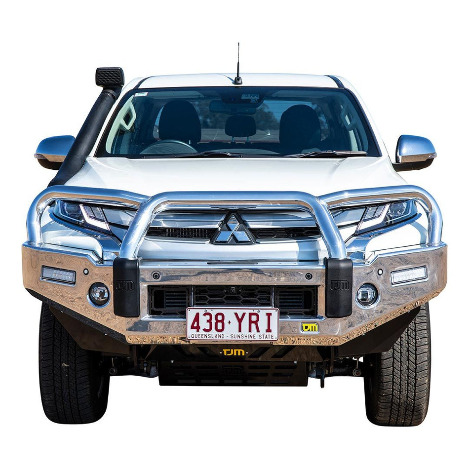 TJM Signature Bull Bar Polished Alloy- Mitsubishi Triton Mr 12/18-02/24