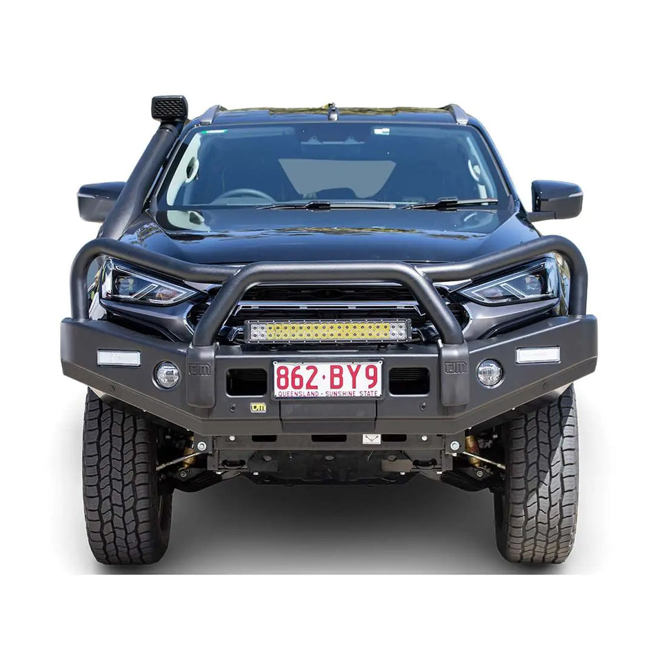 TJM Signature Bull Bar Black Alloy For Isuzu Mu-X Uj 08/21 