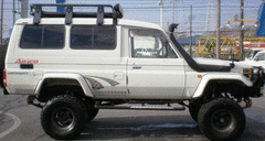 261DWHRF68M, FLARE REAR DELUXE FIBREGLASS WHITE PAIR
