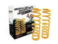 TJM XGS Coil Springs Rear Raised >100Kg Pair For Isuzu Mu-X Rf