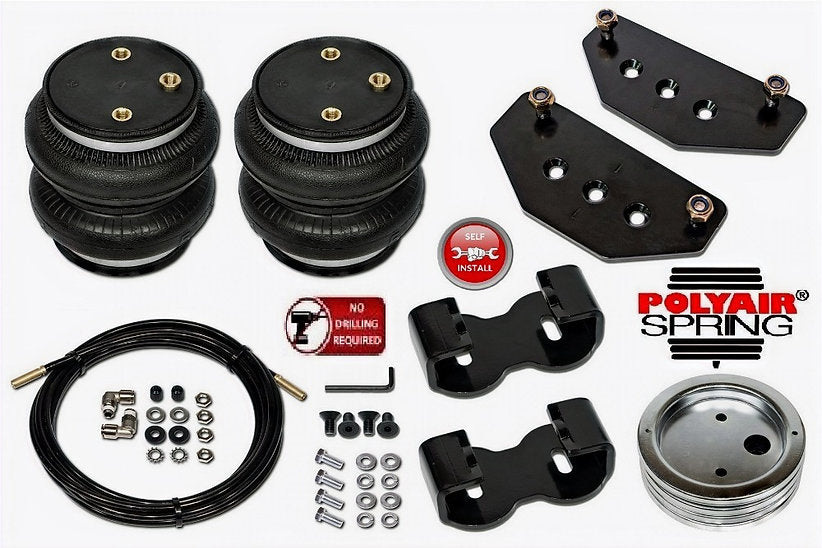 POLYAIR NO-DRILL H.D. +2" AIR BAG KIT # 88220R suit D-MAX & BT50 4x4 UTES 2020+