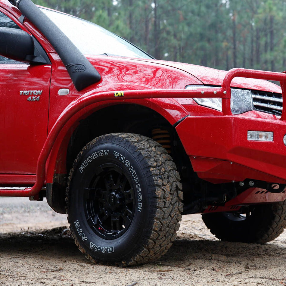 Modular Side Bar Kit 50mm Tube Black Powder Coat | 2009 – 2015 Mitsubishi Triton MN