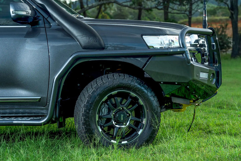 TJM Modular Steel Side Bars – Satin Black 63mm | Toyota LandCruiser 200 Series 09/15–10/21