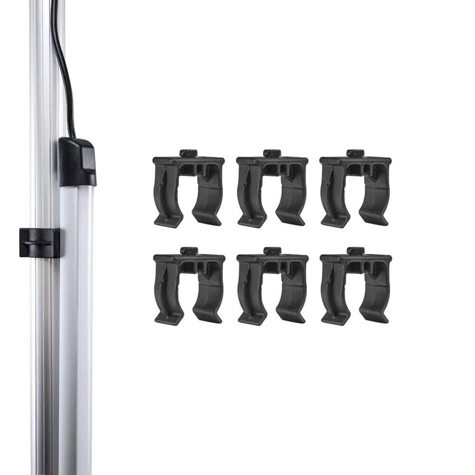 Pole Clips for Camp Light Bars & Push-Button Dimmers 6 Pack