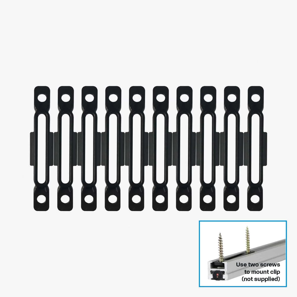 Light Bar Flush Mount Clips (10 Pack)