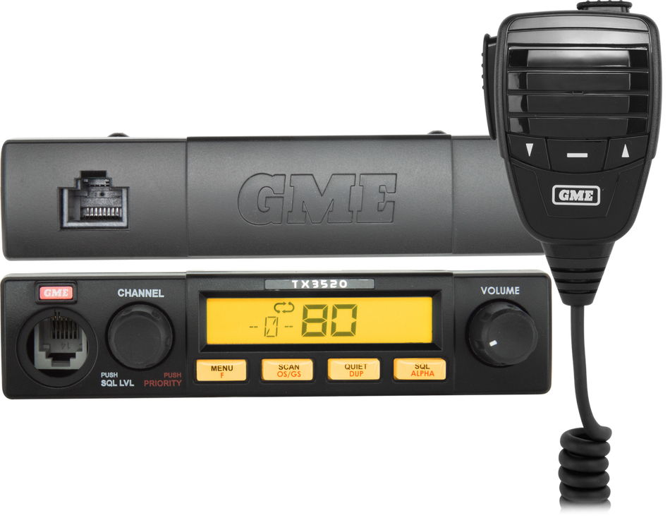 TX3520S5-Watt Remote Head UHF CB Radio with ScanSuite